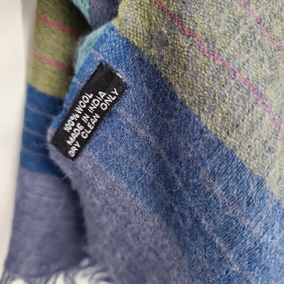 Wool Multi-Colored Scarf - Picture 5 of 5